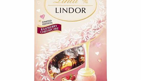 Lindor Valentine's Limited Edition Raspberry Cheesecake White Chocolate