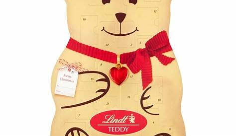 LINDT Teddy 3D chocolate advent calendar 310g