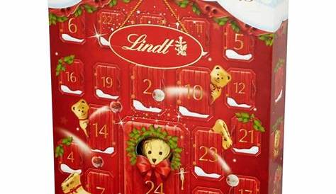 Lindt Teddy Advent Calendar 172g - British Chocolate Factory