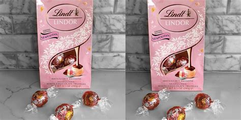 Lindt Truffles Pink Wrapper
