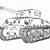 line drawings of tanks
