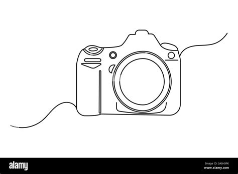 Line Art Design Camera