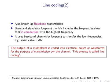 line coding schemes in data communication pdf