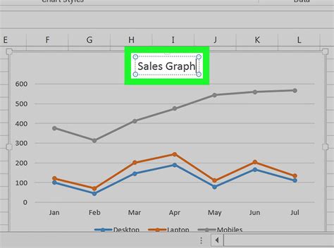 line not showing up on excel graph