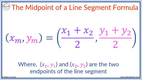 line segment formula