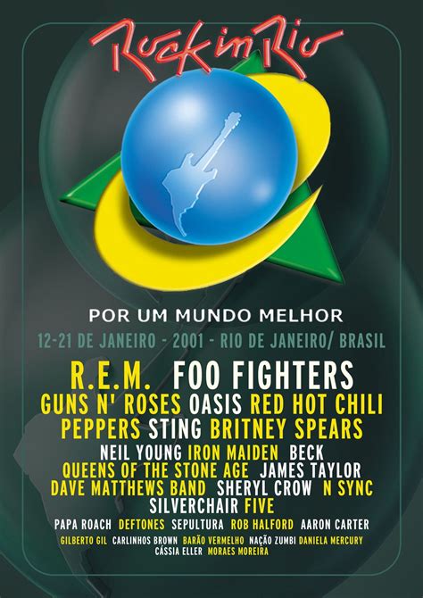 line up rock in rio 2001