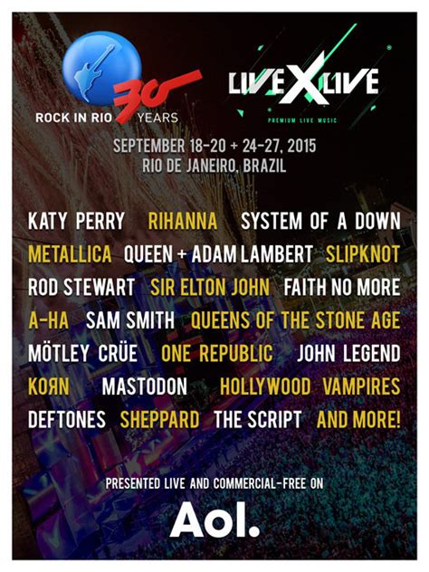 line up rock in rio 2015