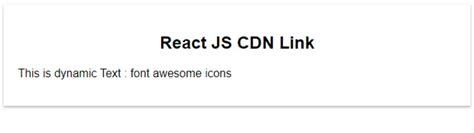 lineament You Should bet for in React CDN