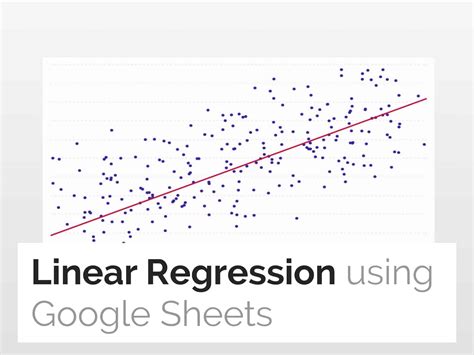 Linear regression using Google Sheets YouTube