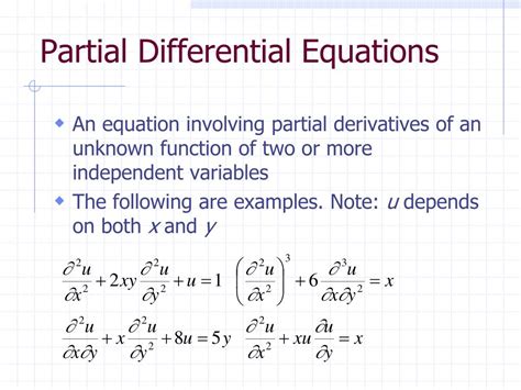 linear and nonlinear partial differential equations examples with solutions