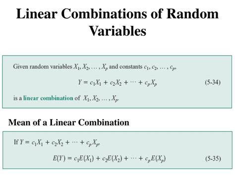 Linear Combination Of Poisson Random Variables