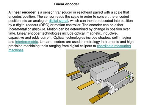 Linear Encoder Tariff Code
