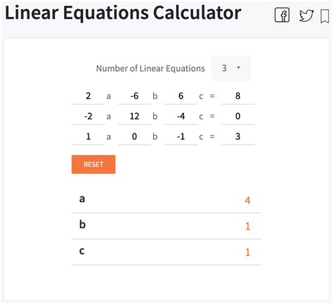 Linear Equation Calculator Emath