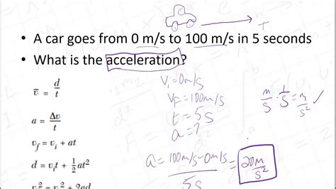 Linear Equation Motion Problems With Solution