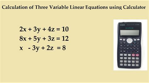 Linear Equations Calculator With Steps