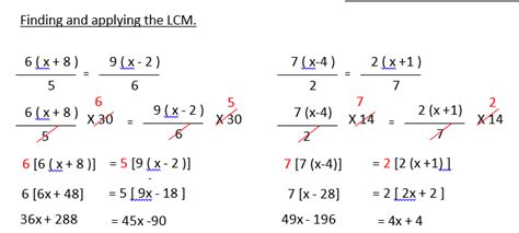 linear equations with fractions examples