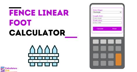 Linear Feet Calculator For Fence