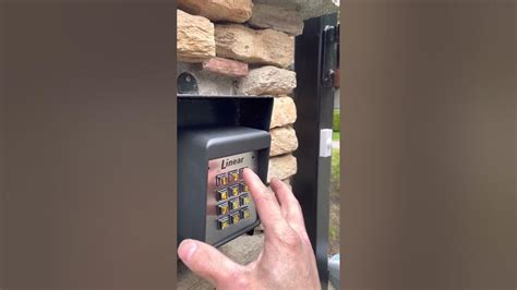 Linear Gate Keypad Change Code