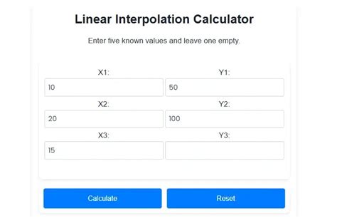 Linear Interpolation Decile Calculator