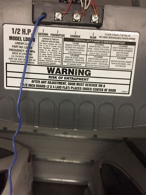 Linear Ld050 Code Change