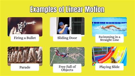 Linear Motion Object Examples