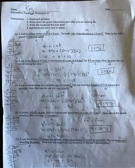 linear motion questions and answers