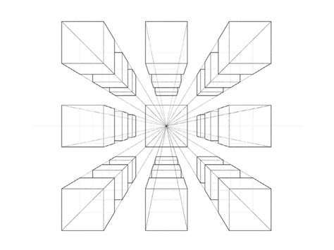 Linear Perspective Examples Printable