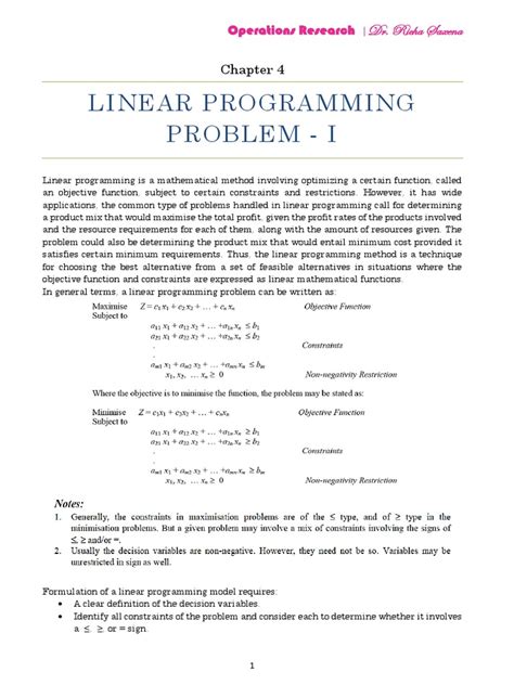 linear programming problems examples pdf