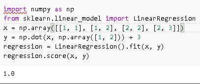 linear regression in python without scikit learn