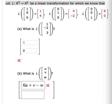 Linear Transformation Example R2 To R3