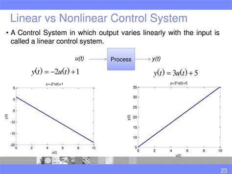 linear vs nonlinear control system