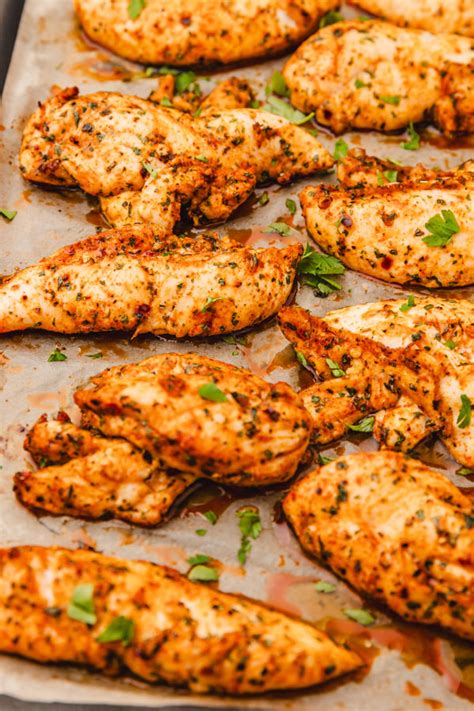 Lined Baking Sheet Chicken