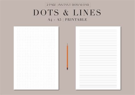 Lined Dot Paper