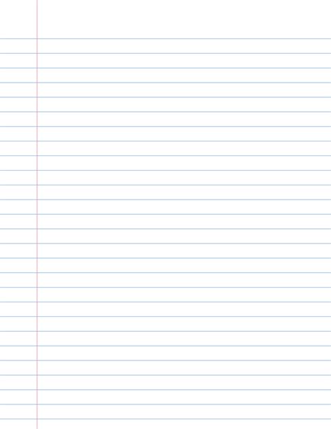 Lined Notebook Paper Autocad