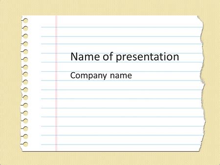 Lined Paper Slide
