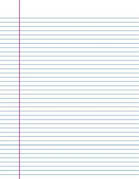 Lined Paper To Type On The Computer