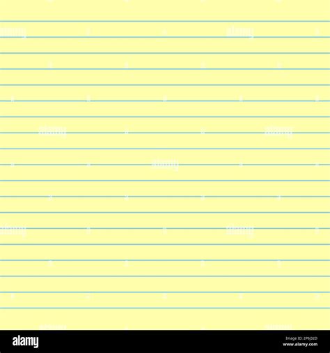 Lined Yellow Paper Template