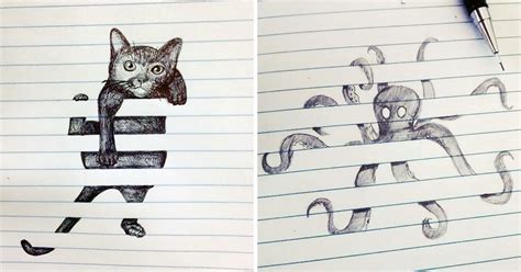 Lined-Paper Sketches