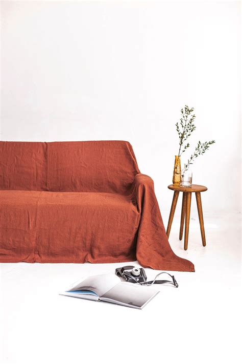 Linen Coverlet Couch