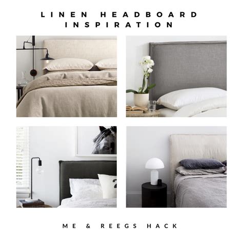 Linen Headboard Diy
