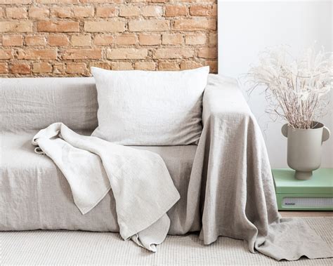 Linen Large Sofa Throws