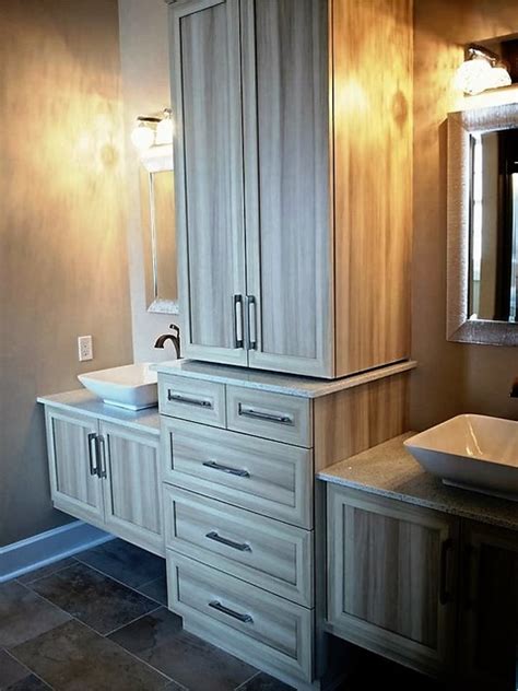 Linen Tower Cabinet Double