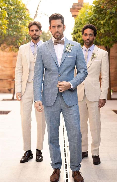 10+ Linen Wedding Suits