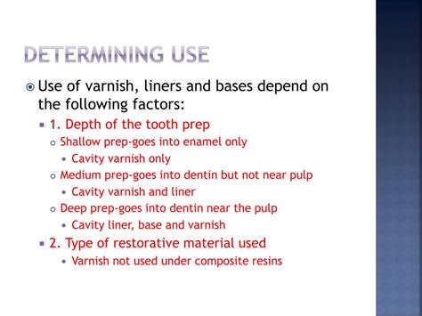 Liner Base Varnish Slideshare