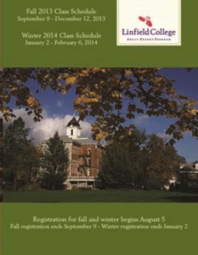 linfield university course catalog
