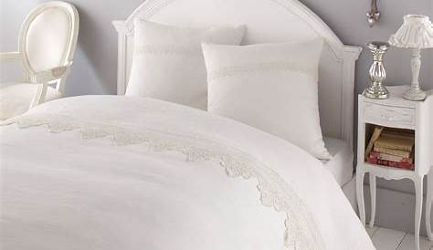 Linge De Lit Blanc Dentelle Cabeceros Hotel Bedding Sets, Cotton Bedding Sets