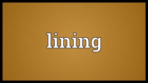 lining meaning in tamil