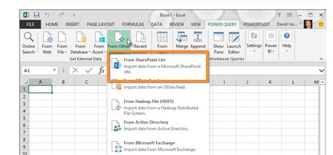 link excel to sharepoint list
