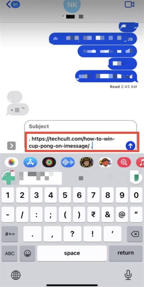 Link In An Imessage
