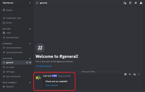 link in discord text
